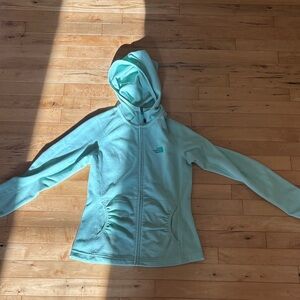 The North Face Turquoise Fleece Jacket